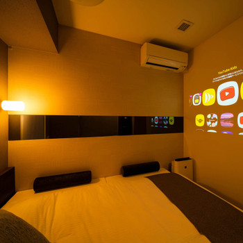 映画鑑賞もできるシアタールームが楽しい！銀座の温泉ホテル4236454