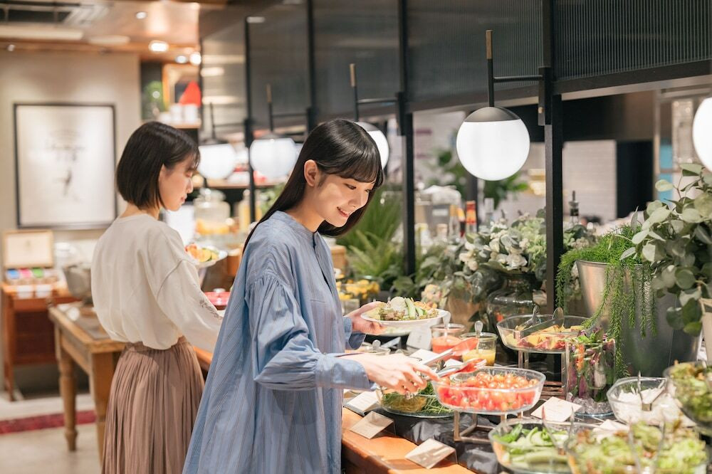 朝食ビュッフェ