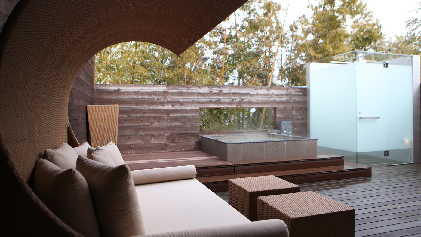 全室に源泉掛け流しの露天風呂or展望風呂付き。温泉とサウナでデトックス4756286