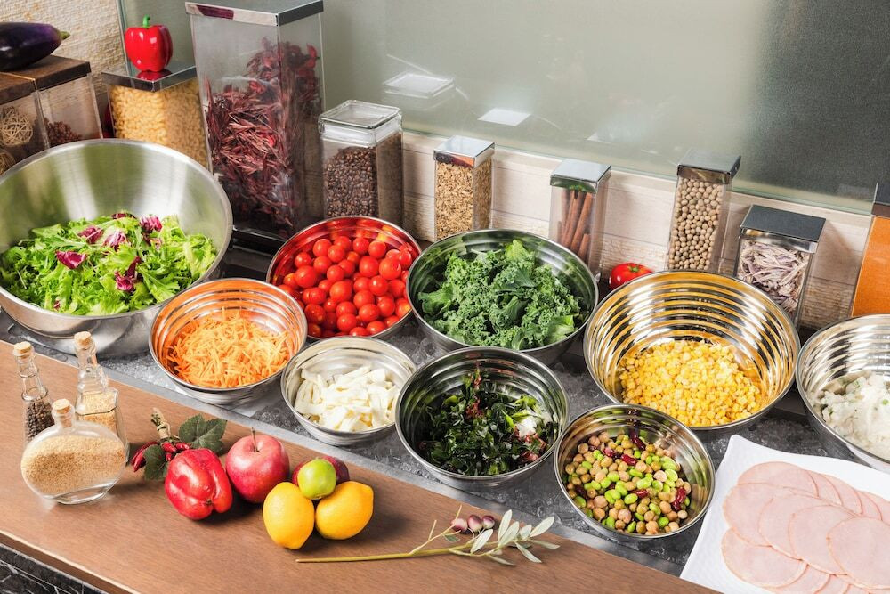 朝食ビュッフェ