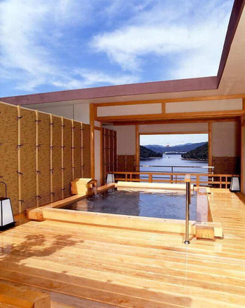 浜名湖一望の露天風呂が2種類ある、温泉旅館4090994