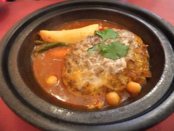 「タムタム」料理 16480 ラム肉のハンバーグ(980円+セット200円)