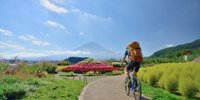 河口湖畔で彼と爽快サイクリング♩立ち寄りグルメ＆観光スポット8選/山梨