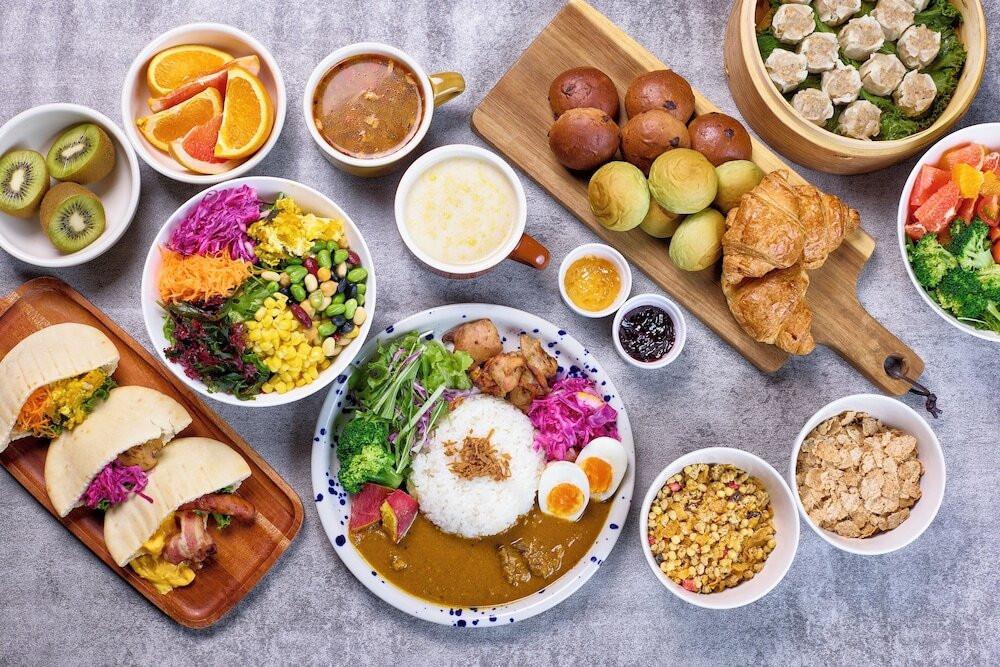 朝食ビュッフェ