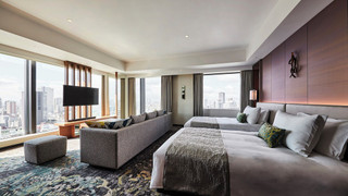 エグゼクティブフロア コーナーデラックス ツインルーム (エグゼクティブラウンジアクセス付) 60平方メートル 禁煙