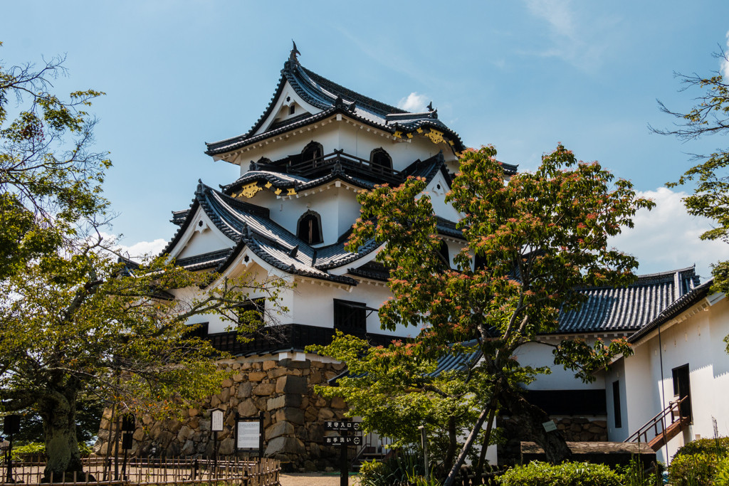 滋賀県 彦根城　天守と付櫓と多聞櫓
