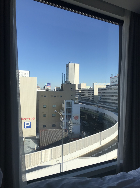 ベットからの眺望