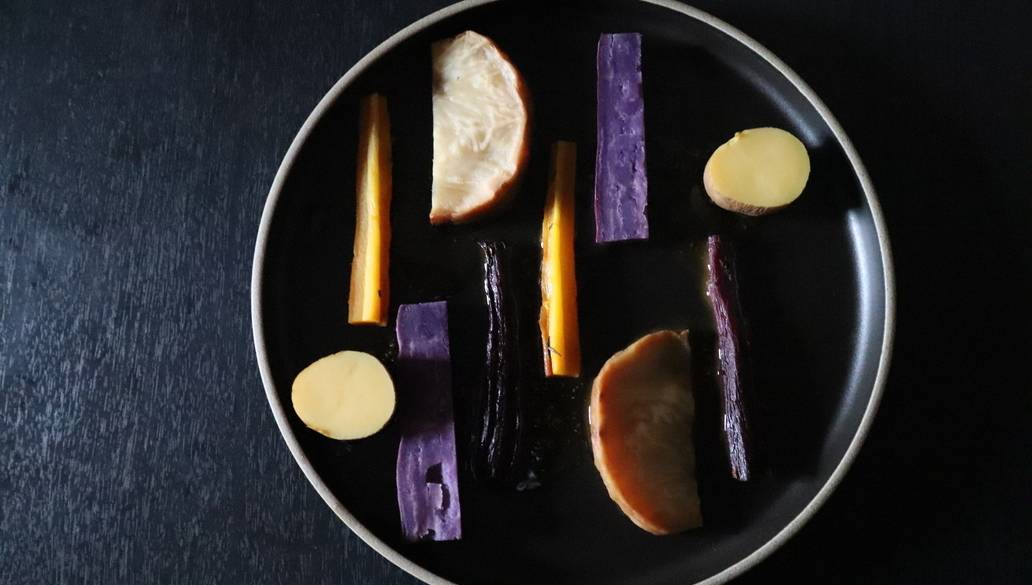 夕食 季節野菜のロティ / 1