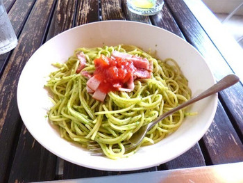 「花HANA食堂」料理 860339 長命草のジェノベーゼ風パスタ