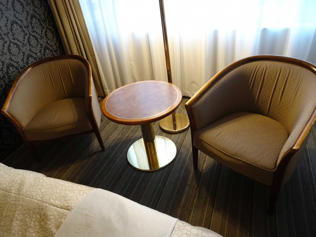 イスも座り心地が今一