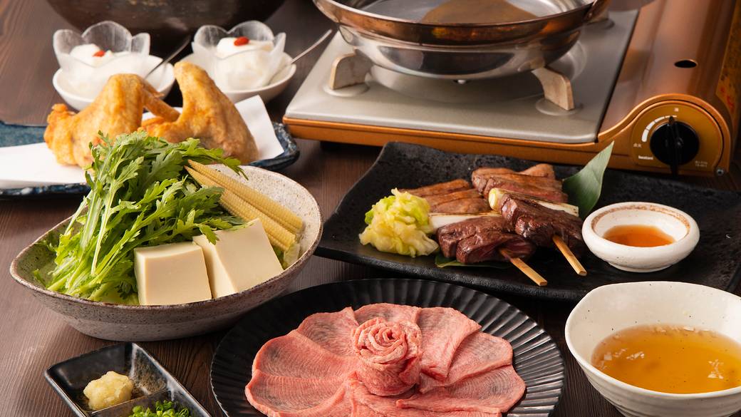 夕食は柔らか牛タン♪
しゃぶしゃぶ「小滝野」 / 1