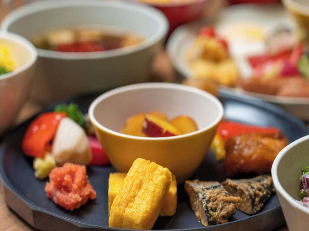 朝食ビュッフェ