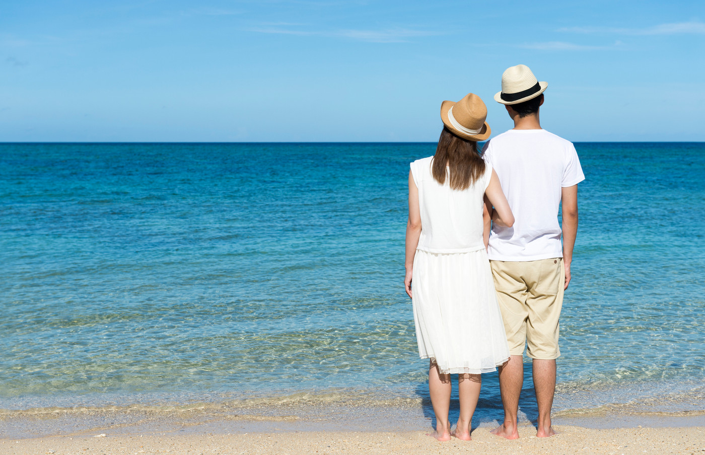 ビーチのカップル