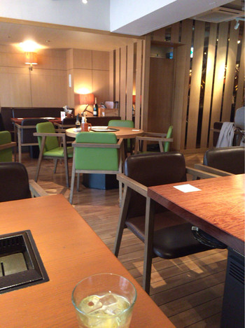 「恵比寿焼肉　kintan」内観 951200 通常の焼肉店とはちょっと違う、オシャレな内観。
