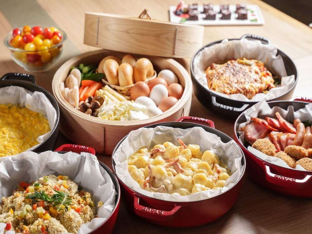 朝食ビュッフェ