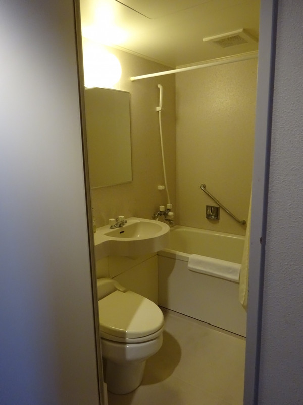 大浴場を利用したのでバスは不使用