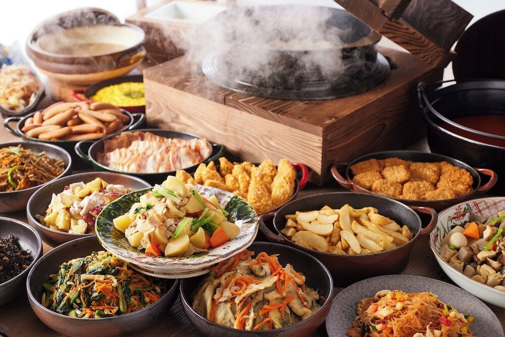 朝食ビュッフェ