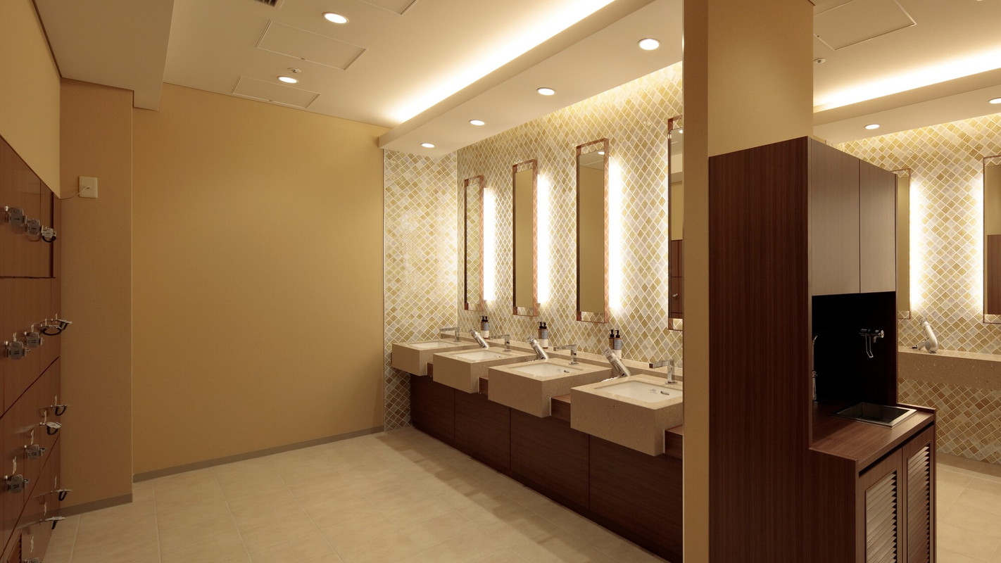 脱衣所・パウダーコーナー