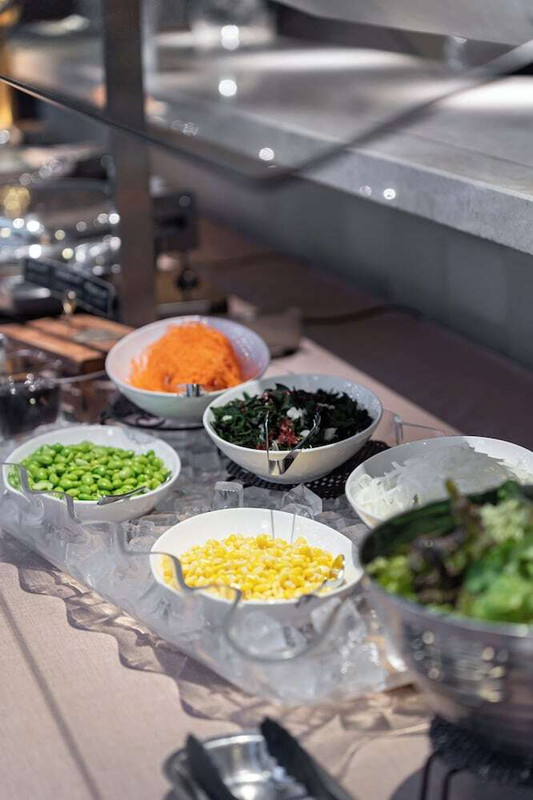 朝食ビュッフェ