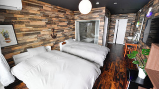 デラックス ツインルーム バルコニー オーシャンビュー