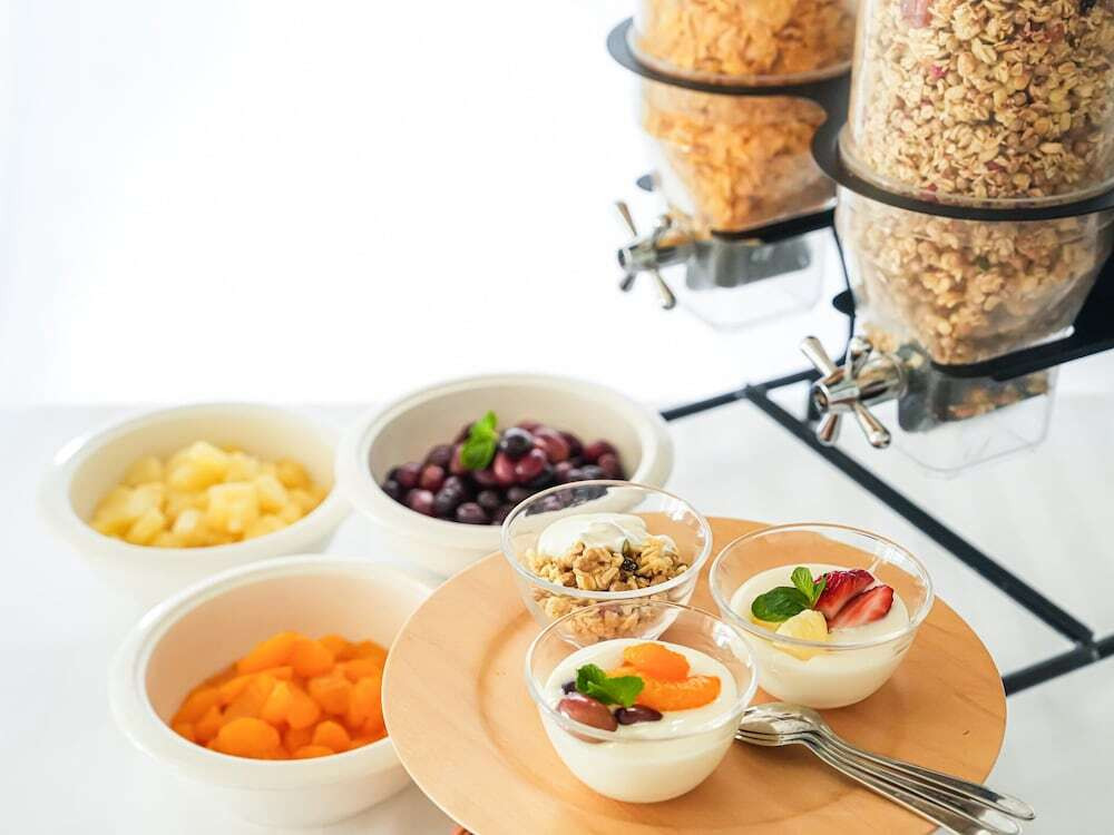 朝食ビュッフェ