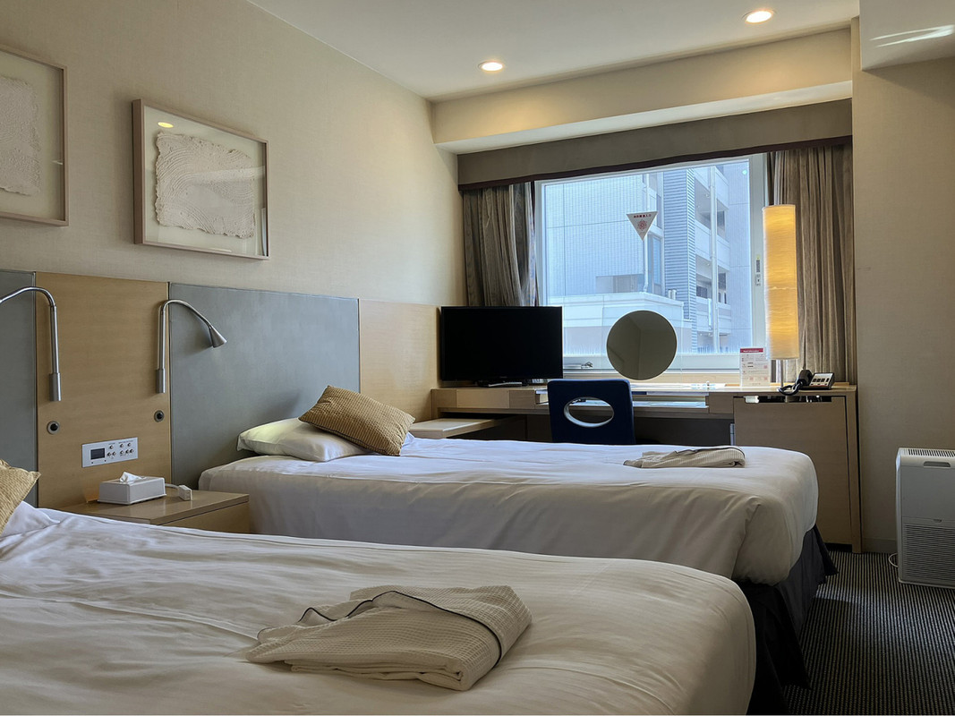 19平米のツインルームです