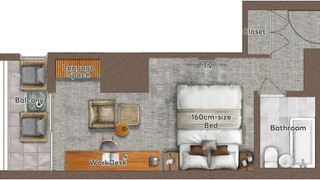 スタンダード ダブルルーム 禁煙 (Queen Bed Room)