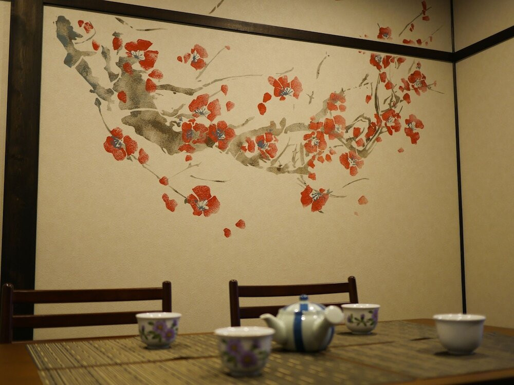 客室内のダイニングエリア