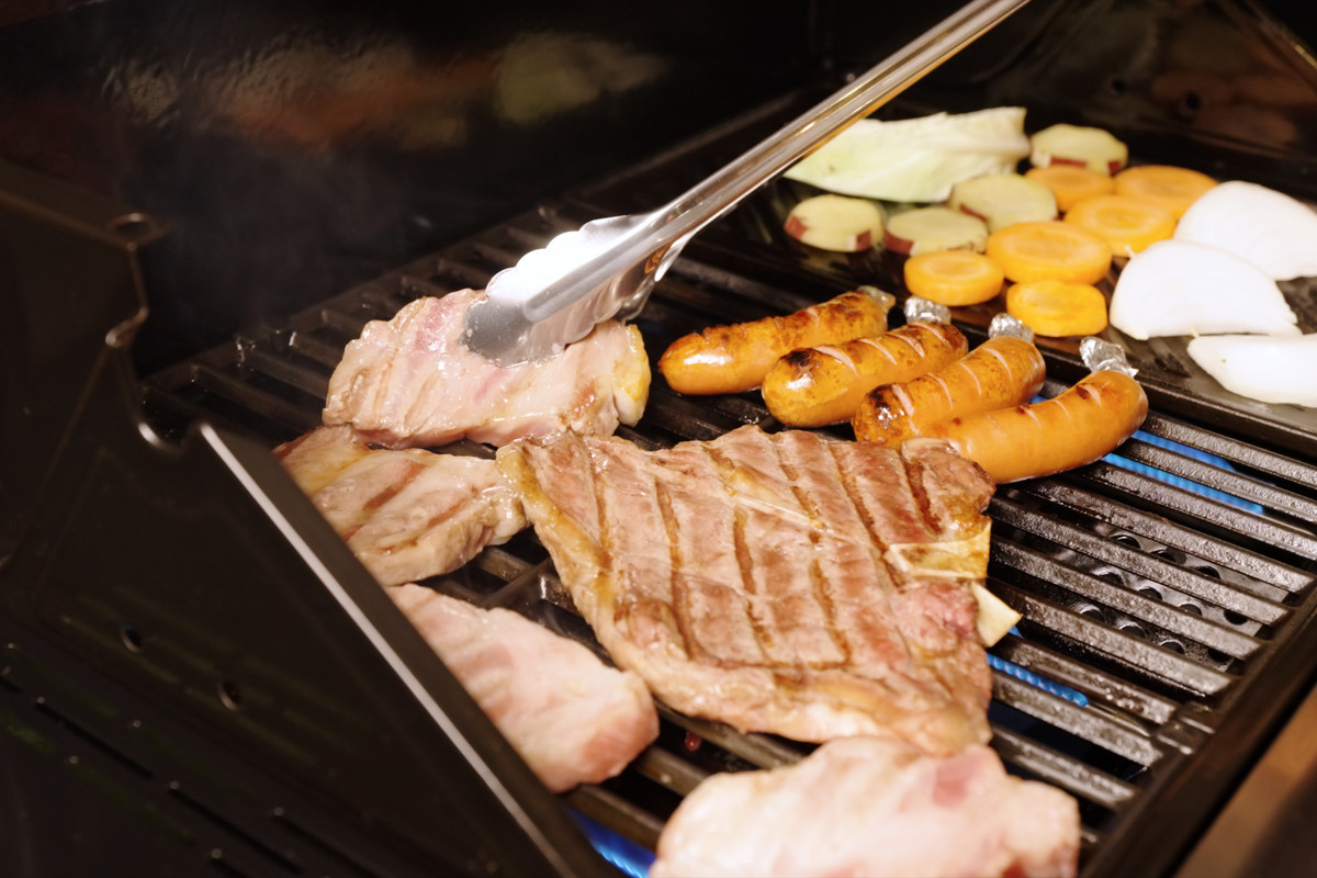 (グリーンシーズン)1日5組限定夕食BBQ③