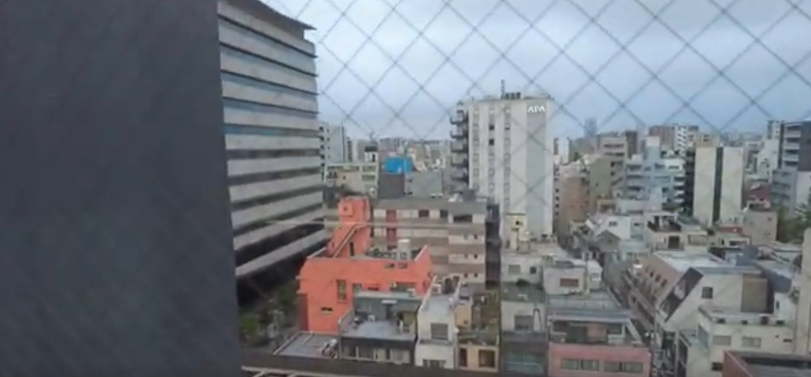 天気の良い日はスカイツリーが見えます。