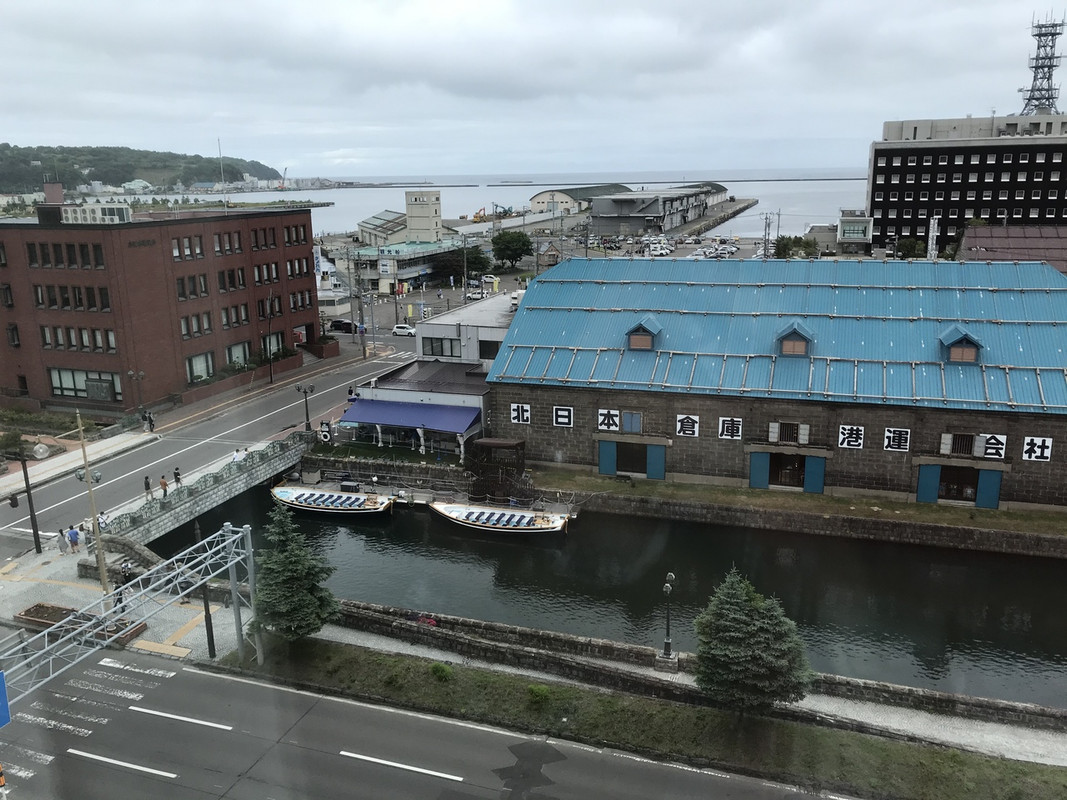 運河が見えます