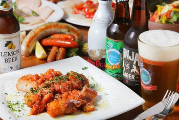 「ジェームス ナガノ ビアマーケット」料理 1143738 パーティコース4,700円料理の一部。