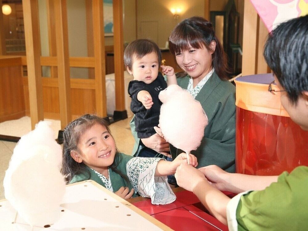 遊具つきプールで大はしゃぎ！夕食の綿あめとカキ氷で屋台気分♡4773043