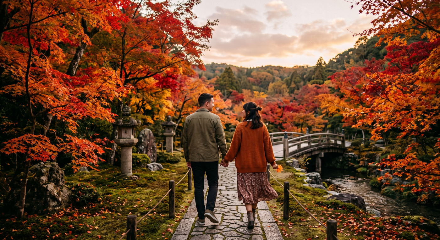  彼と2人、紅葉を楽しむリフレッシュ旅3639695