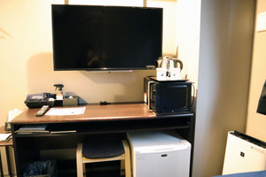 部屋には便利な設備が色々