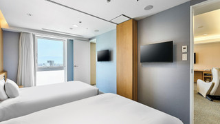 [禁煙] デラックス ツインルーム (3名利用)