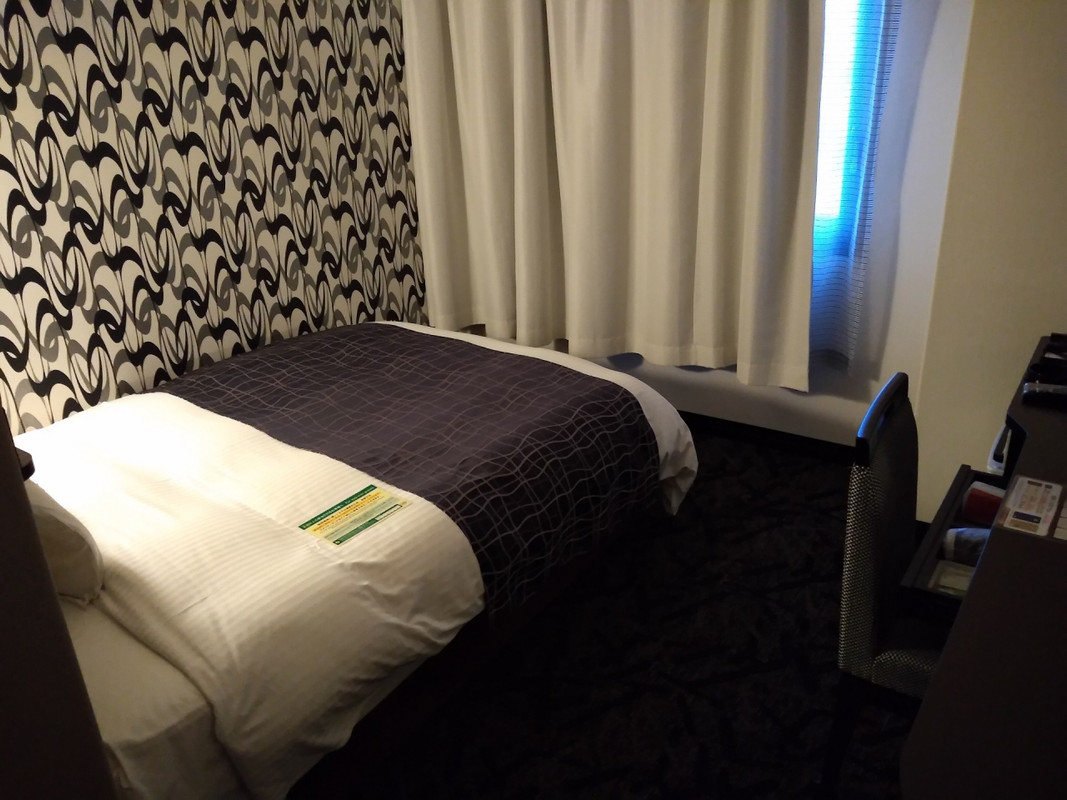 部屋自体は過ごしやすかったが、空調故障では熟睡できず