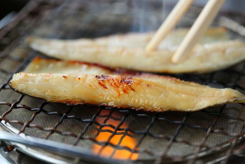 ニジマスの一夜干し