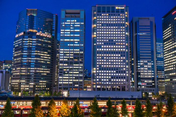 [Tokyo] Shinagawa station front/city night view