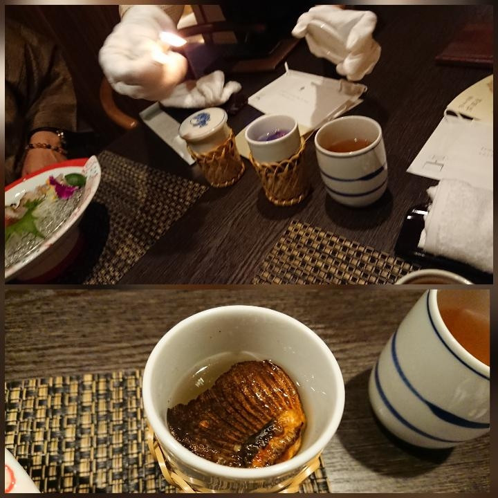 ひれ酒、いい香り～