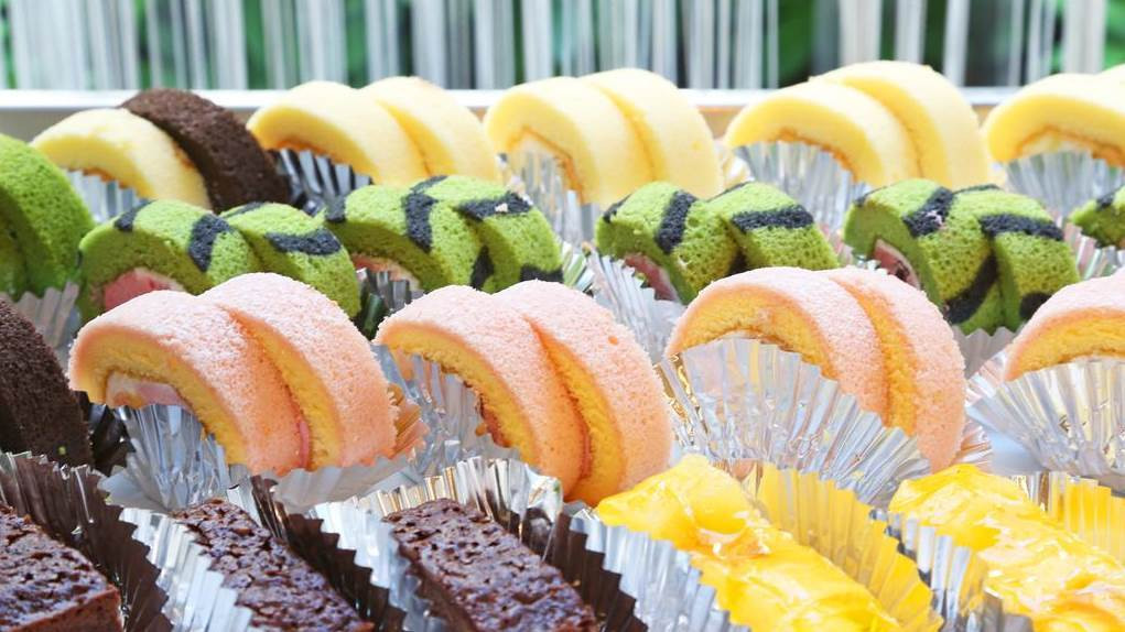 朝食ブッフェにはケーキが登場3515823