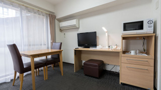 スタンダード ツインルーム 喫煙可 簡易キッチン (ハウスキーピングは有料オプション)