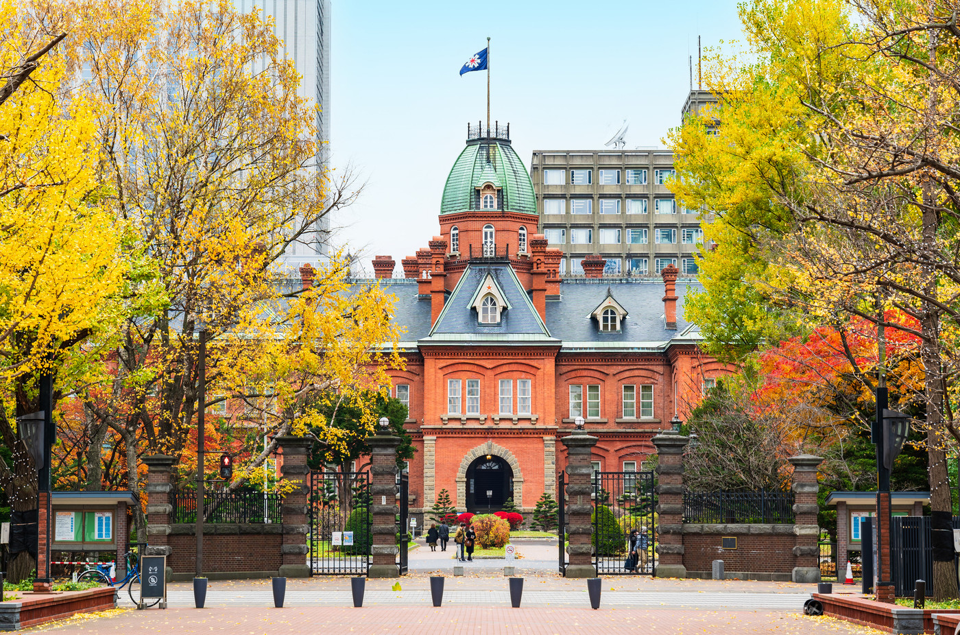 秋の北海道　札幌　北海道庁赤れんが庁舎