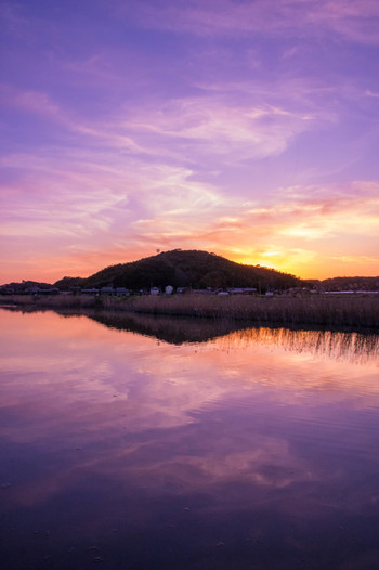 糸島の夕暮れ 志摩久家