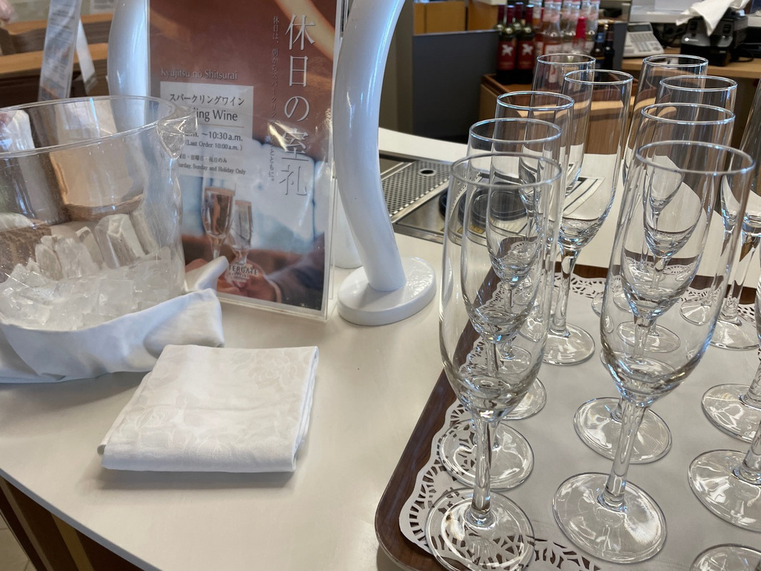 休日にはスパークリングワインも