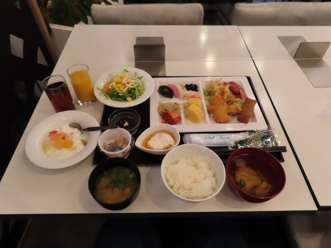 私の食べた朝食バイキング