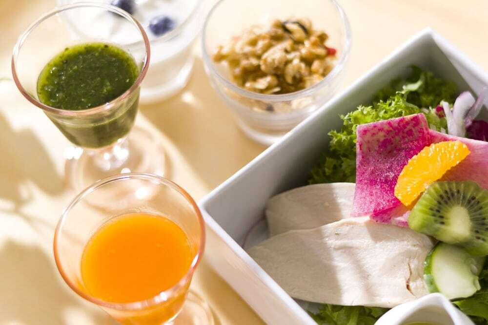 朝食／尾道野菜スムージー