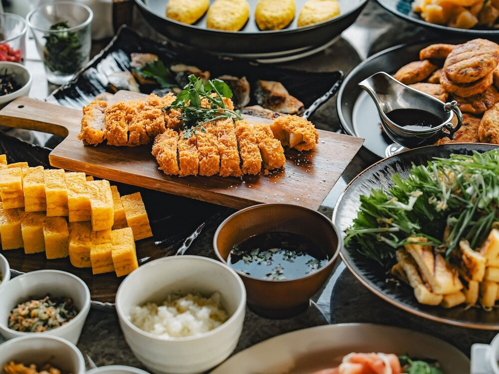 朝食ビュッフェ