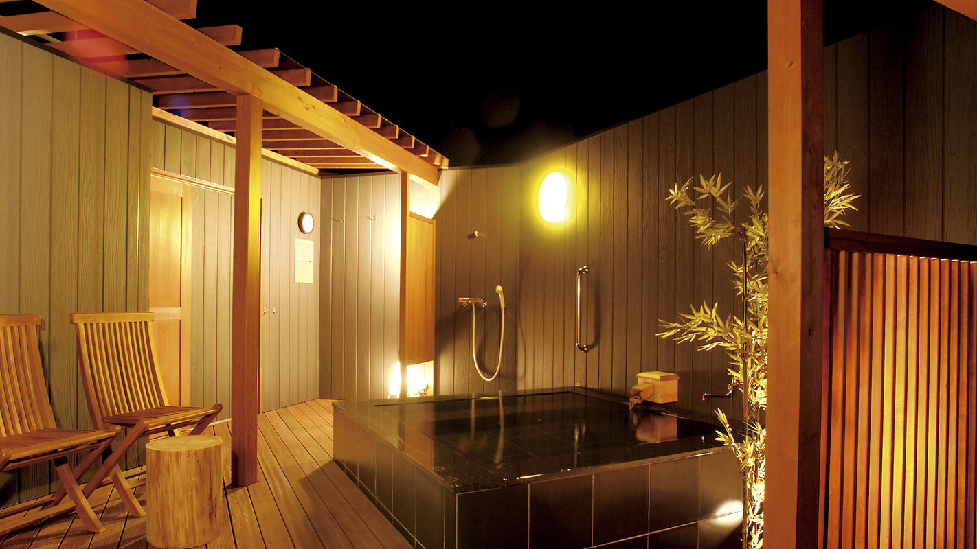 天空貸切露天風呂②