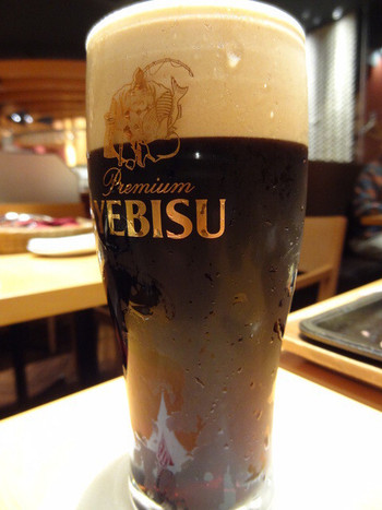 「YEBISU BAR 黒塀横丁店」ドリンク 1072742 エビス（ザ・ブラック）